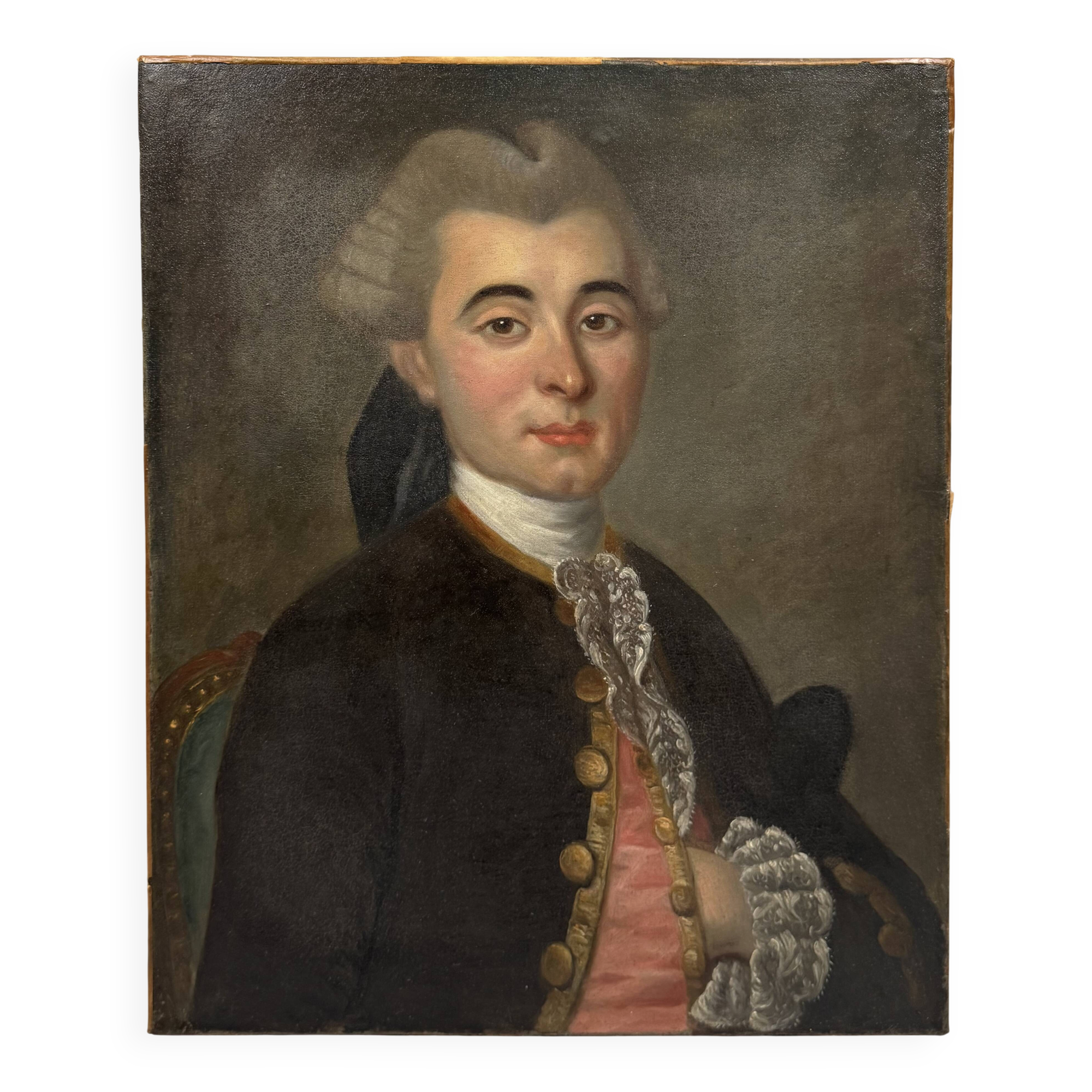 Portrait of an aristocrat, French school 1760-1785