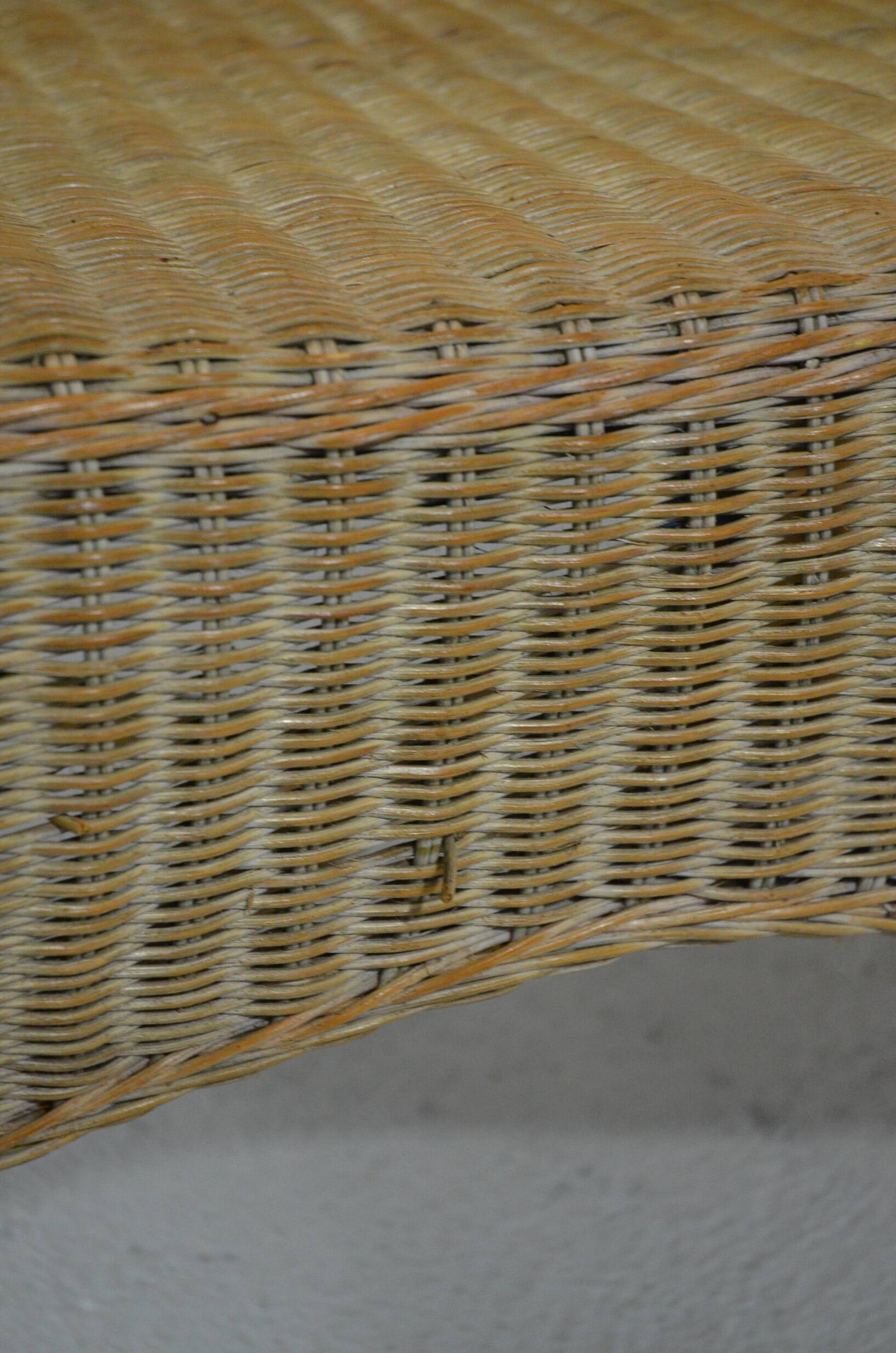 Rattan armchair