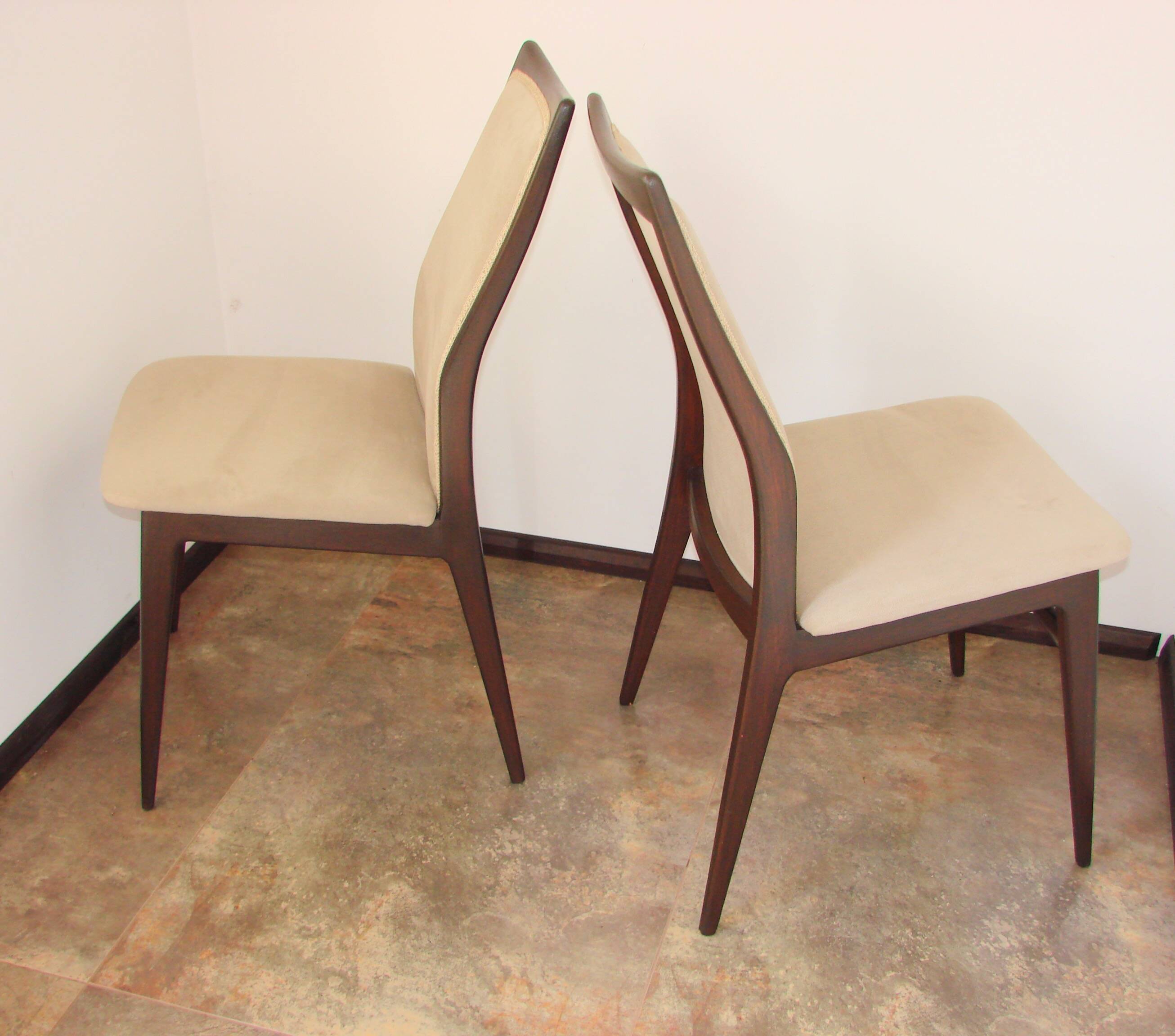 A pair of chairs by Wilhelm Benze GmbH, 1960s.