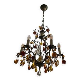 Chandelier with tassels