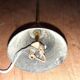 Glass chandelier and gilded metal 50s