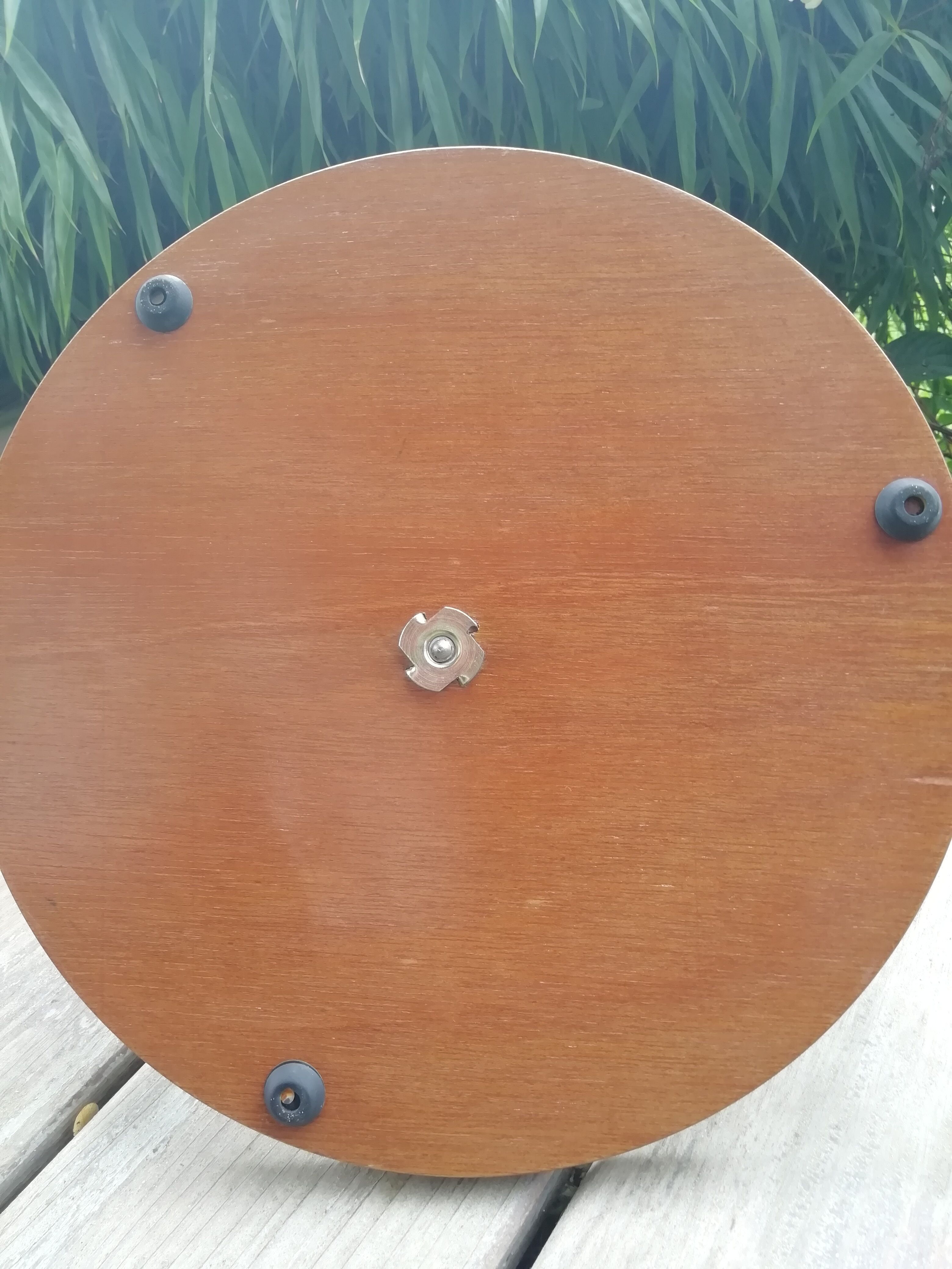 Ceramic wood cheese platter