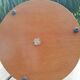 Ceramic wood cheese platter
