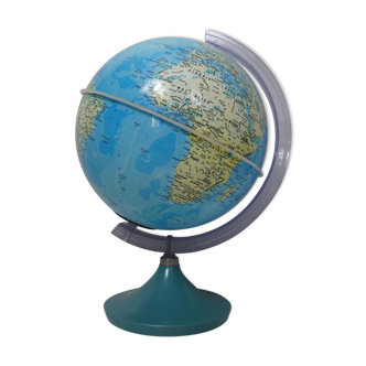 Lampe globe mappemonde italie vintage