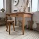 Bureau placage chêne 1950