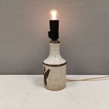 Table lamp in stoneware/ceramics by Danish Axel Larsen 1970-80s