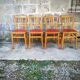 Set of four bistro chairs
