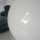 Vintage metal and opaline wall lamp