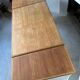 Oak table with extensions