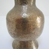 Solid bronze vase brutalist 70s