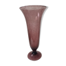 Vase corolle Biot prune