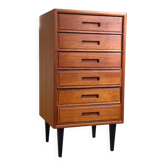 Commode scandinave vintage en teck