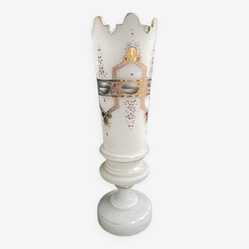 19th century crystal opaline vase