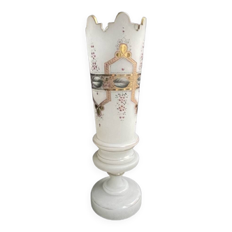 19th century crystal opaline vase