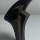 Pair of Dutch brutalist cast stone concrete abstract sculptures, ca 1960s