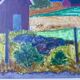 Petit tableau vintage Paysage signé par Svan Grandin (1906- 1982)