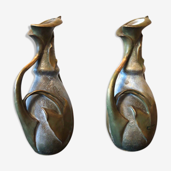 Pair of imperial amphora vases