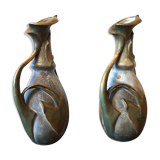 Pair of imperial amphora vases