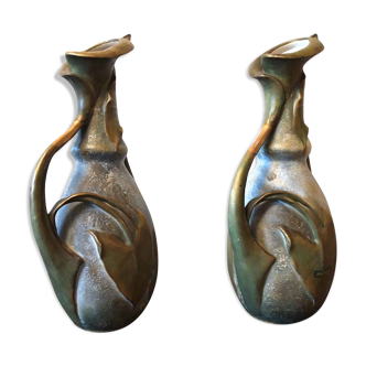 Pair of imperial amphora vases