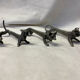 Set of 6 tin knife holders