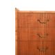 Small Scandinavian teak chest of drawers from the 1950s