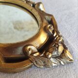 Mirror gilded wood frame - marked - , 34x16 cm