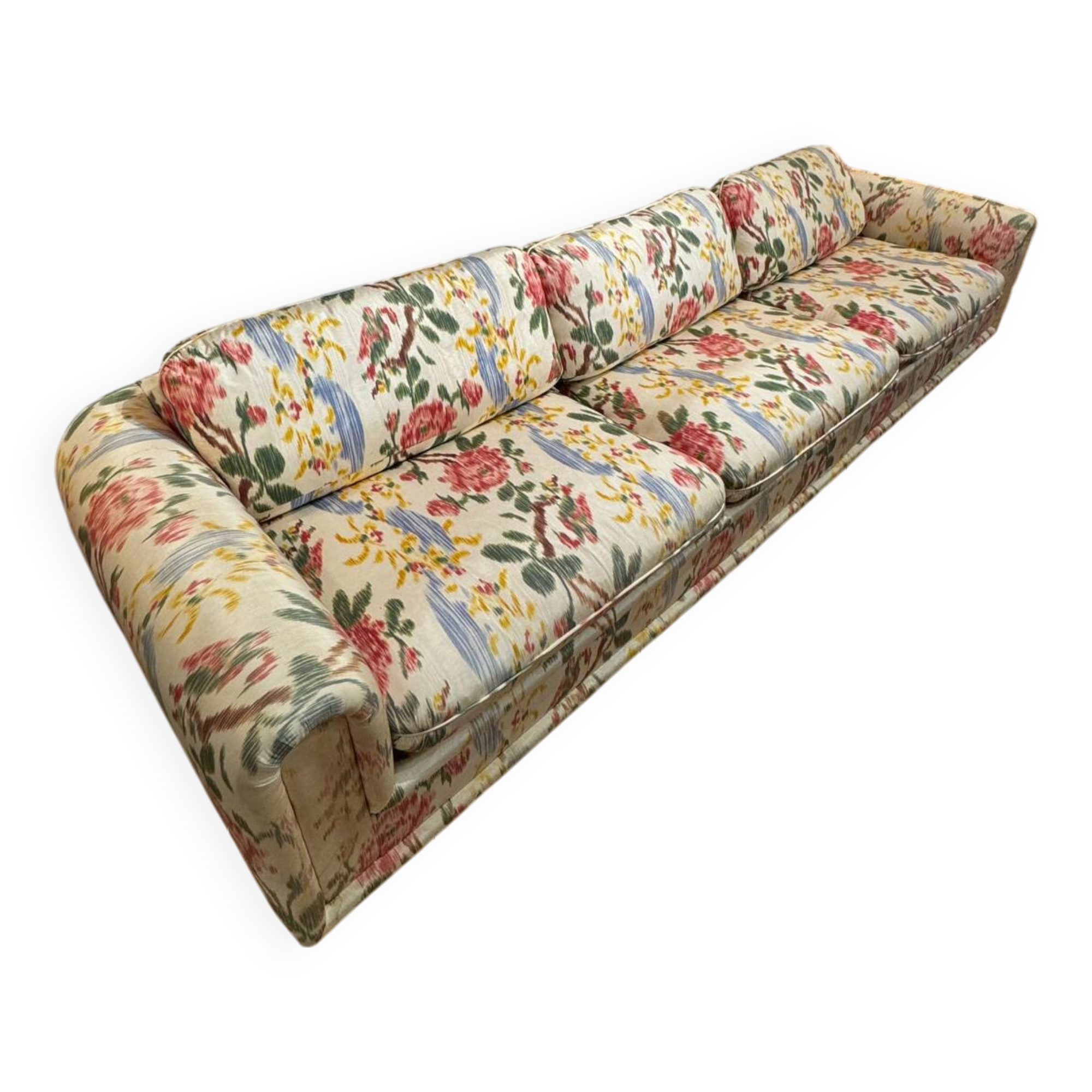 Vintage fabric sofa by Maison Pierre Frey