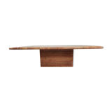 Travertine coffee table red design