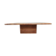 Travertine coffee table red design