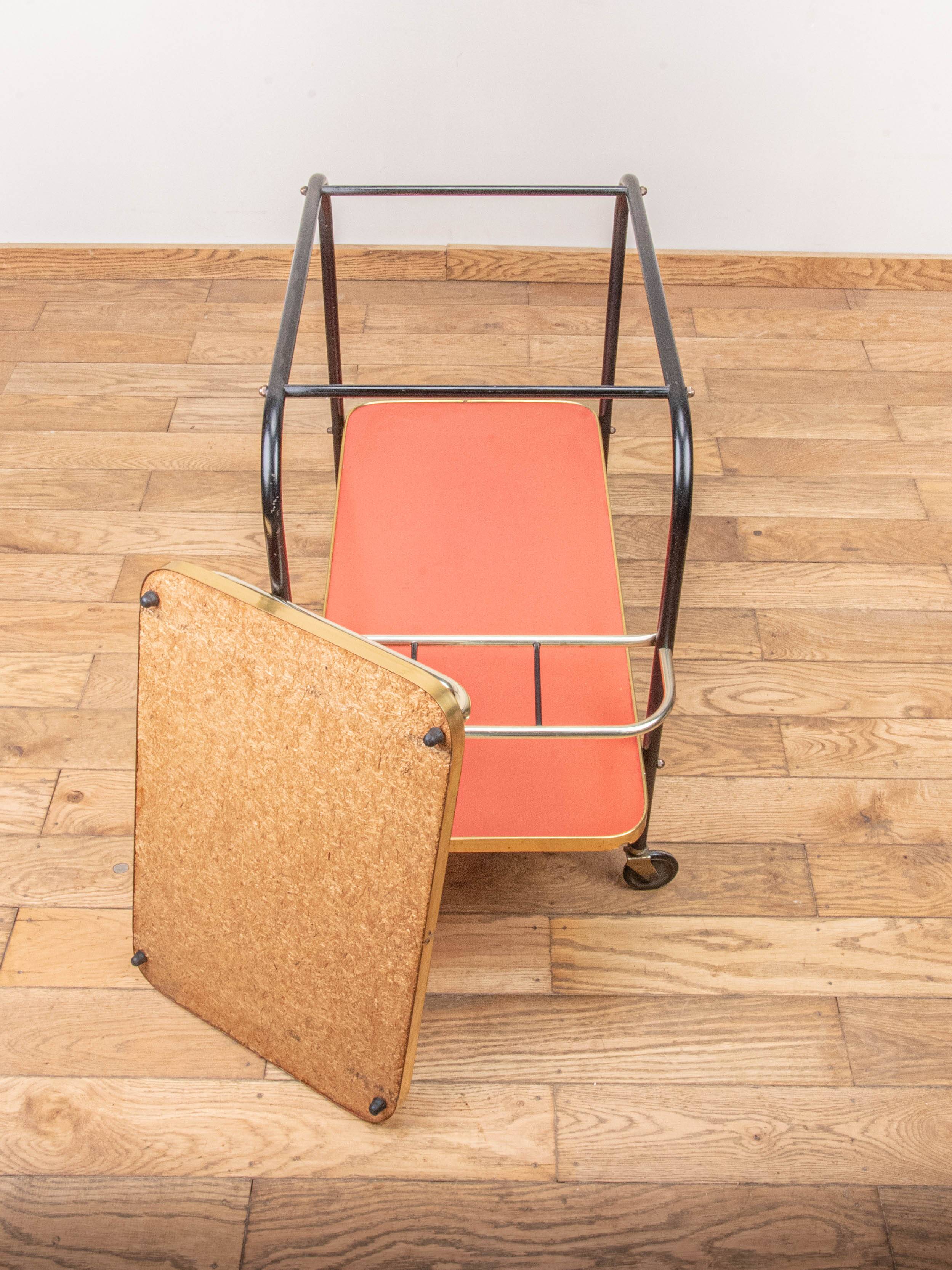 Formica serving trolley