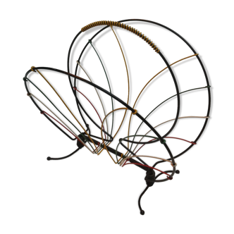 Porte-revues scoubidou multicolores