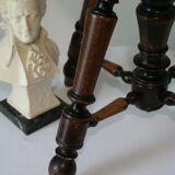 Napoleon III beech piano stool