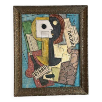 Cubisme français, peinture à l'huile, collage, années 1930