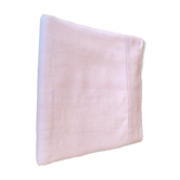 Antique white linen sheet embroidered by hand and monogram TD 226 x 320