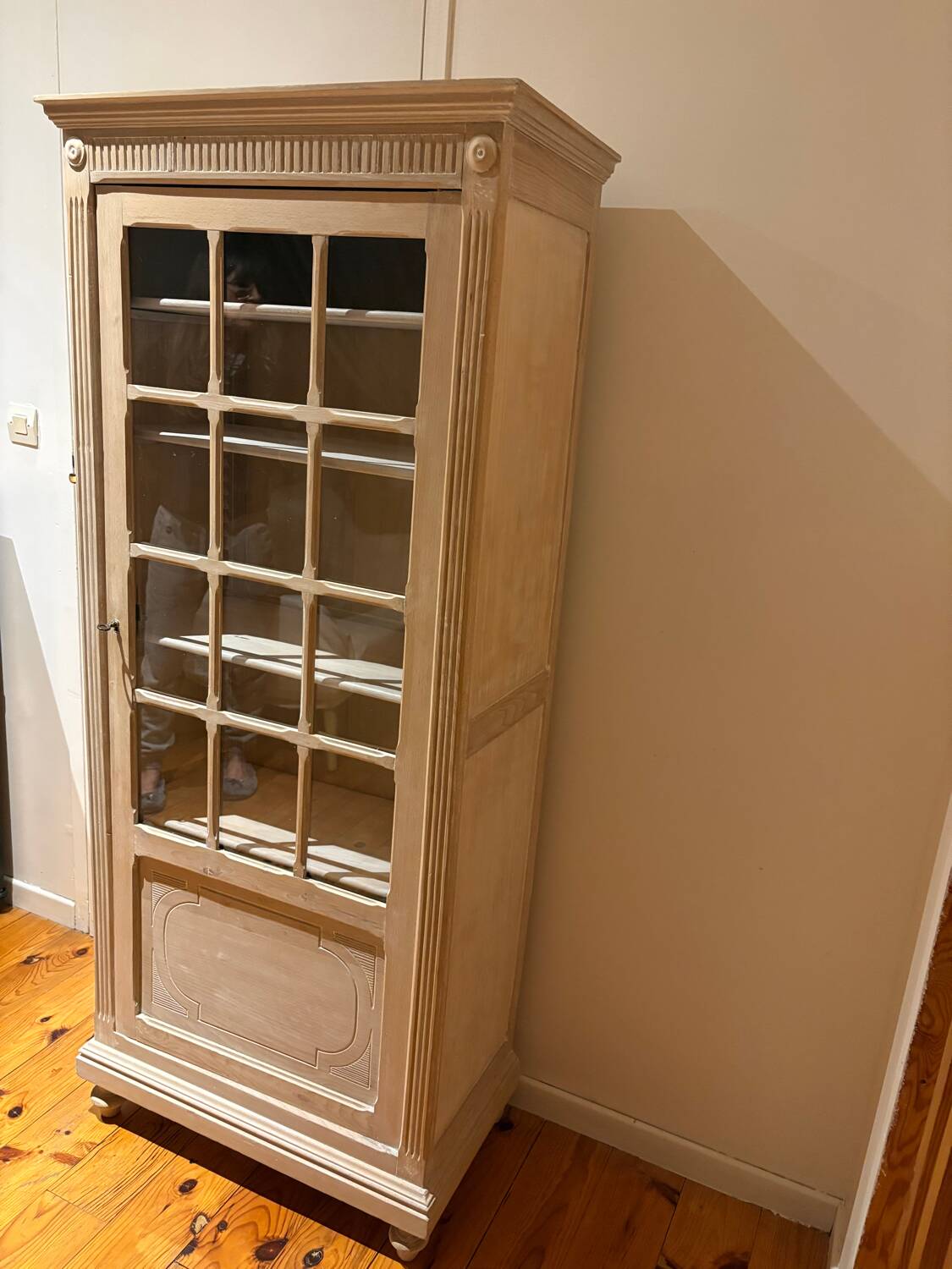 Parisian glass cabinet