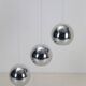 Ensemble de 3 lampes suspendues "Topan" originales de Louis Poulsen / Verner Panton / design danois moderne du milieu du siècle / années 1960 / 1970