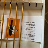 Series of 8 vintage golden spoons