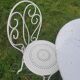Salon de jardin fer 1 table 2 chaises