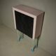 Memphis style cabinet by Dutch architect Wim Hofman 1980s