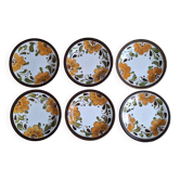 Set 6 assiettes Paradisio Boch