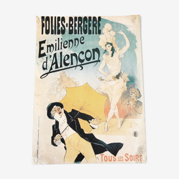 Affiche cabaret Emilienne d’Alencon