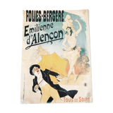 Affiche cabaret Emilienne d’Alencon