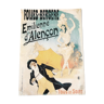 Poster cabaret Emilienne d'Alencon