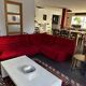 Togo Alcantara red sofa