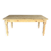 Table à manger bois brut
