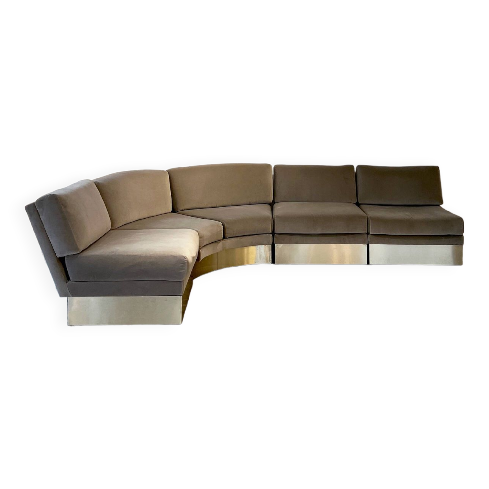 California corner sofa by Jacques Charpentier 1970s