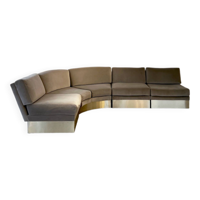 Canapé d’angle California par Jacques Charpentier années 1970
