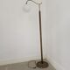 Old brass floor lamp