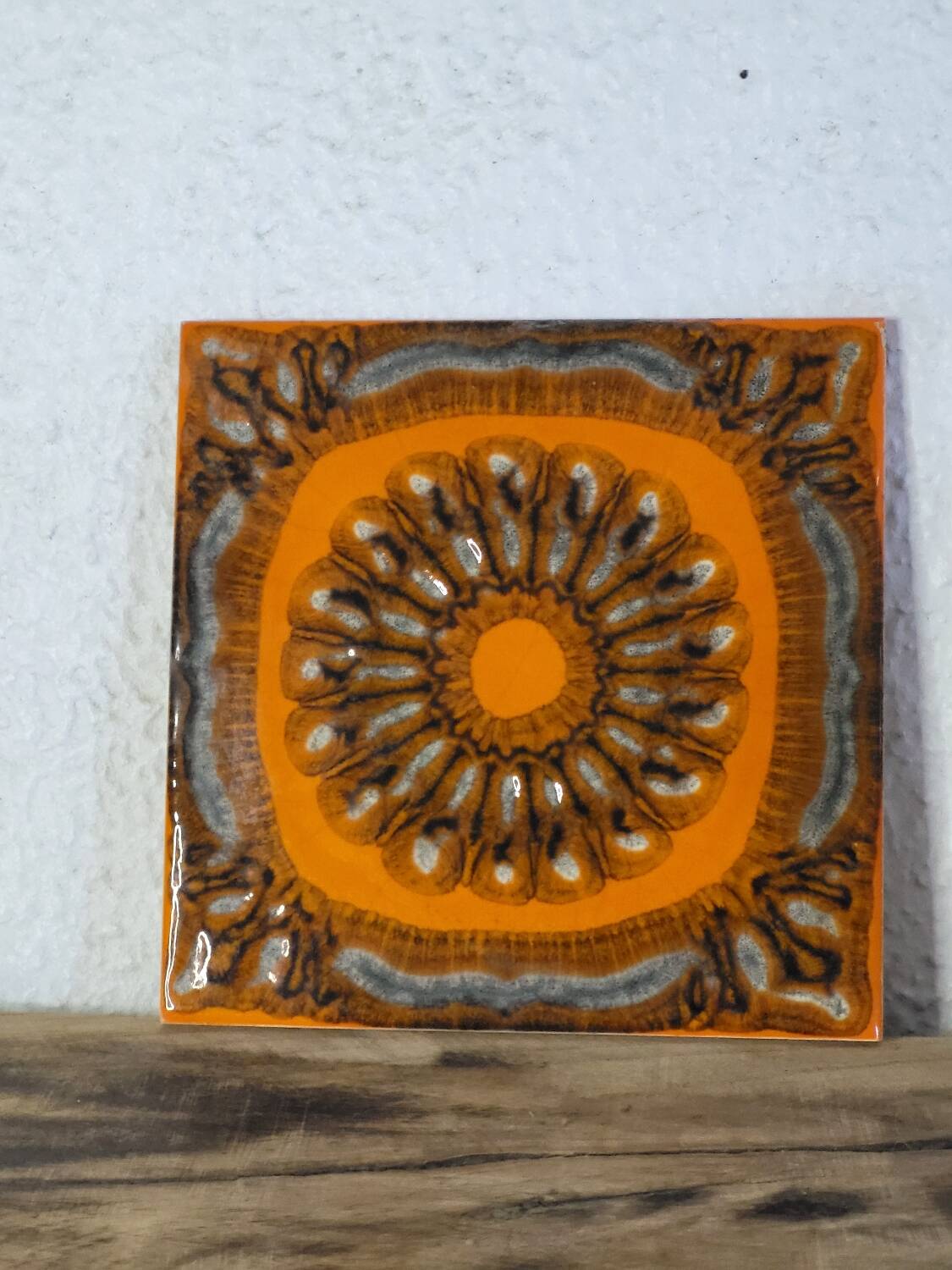 Earthenware tile from the 70s