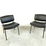 Vintage Conseil Chairs by Pierre Guariche 1950's, France